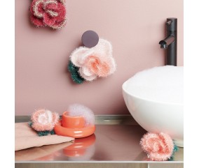 Kit Crochet Creative Bubble Rose Romantique de Rico Design : Une touche romantique pour votre maison