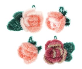 Kit Crochet Creative Bubble Rose Romantique de Rico Design : Une touche romantique pour votre maison