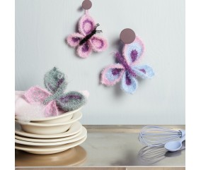 Kit Crochet Bubble Papillons de Rico Design : De délicats papillons pour allier déco et utilité