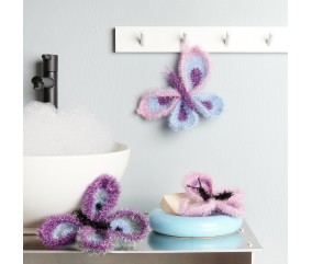 Kit Crochet Bubble Papillons de Rico Design : De délicats papillons pour allier déco et utilité