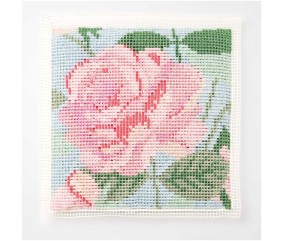 Kit de Point Noué Hooki Hooki – Coussin Rose de Rico Design : Élégance et Douceur pour Votre Intérieur