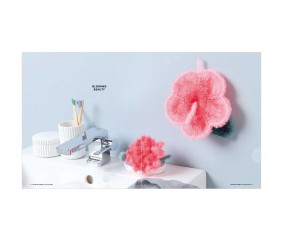 Livre Creative Bubble - La Vie en Rose : Créez des Éponges Fleuries à Crocheter !