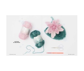 Livre Creative Bubble - La Vie en Rose : Créez des Éponges Fleuries à Crocheter !