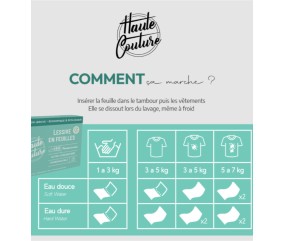 Lessive en Feuilles Haute Couture – Efficacité & Écoresponsabilité