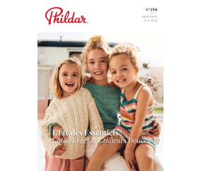 Catalogue Phildar N°256 – Pour Petits et Grands Printemps/Été 2025