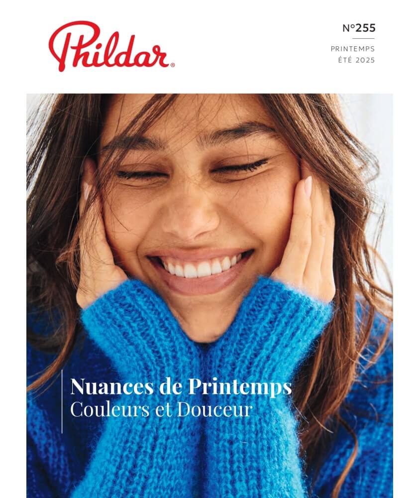 Catalogue Phildar N°255 – Nuances de Printemps, Printemps/Été 2025