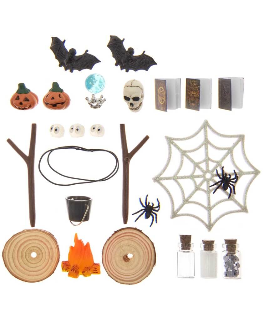 Set de décoration miniature d'Halloween pour le monde des lutins - Rico Design