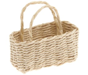 Panier miniature ovale, 4,5 x 2,2 x 4 cm pour le monde des lutins - Rico Design