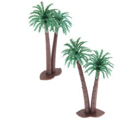 Palmiers miniatures, 6,5 cm, 2 pcs pour le monde des lutins - Rico Design