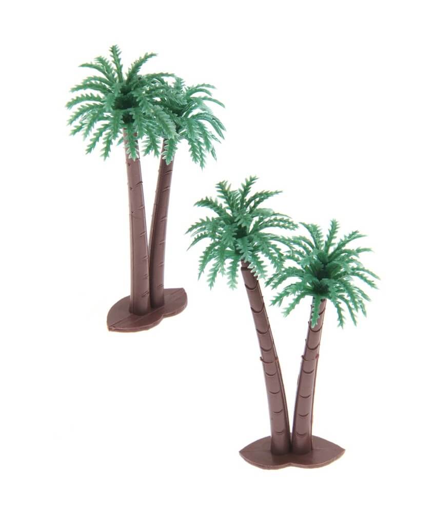 Palmiers miniatures, 6,5 cm, 2 pcs pour le monde des lutins - Rico Design