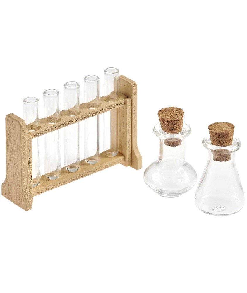 Kit de laboratoire miniature pour le monde des lutins - Rico Design