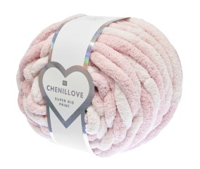 Pelote Chenillove Super Big Print 300g – Rico Design : Douceur XXL pour des Créations Moelleuses