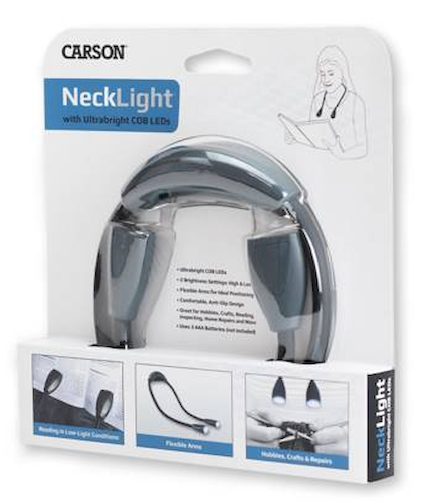 Lampe Mains-Libres tour du cou - DUAL LIGHT - CARSON