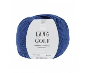 pelote coton Lang Yarns  bleu 106 vif