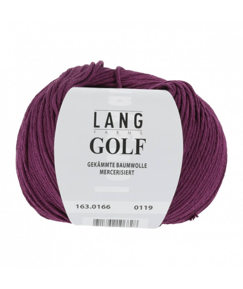 pelote coton Lang Yarns violet sperenza 166