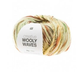 CREATIVE WOOLY WAVES - Rico Design  vert