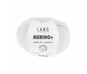 Laine MERINO PLUS - Lang Yarns sperenza blanc doux jolie neige 01