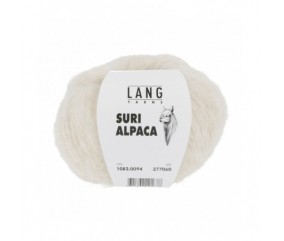 Pelote de 100% Alpaga SURI ALPACA - Lang Yarns blanc sperenza