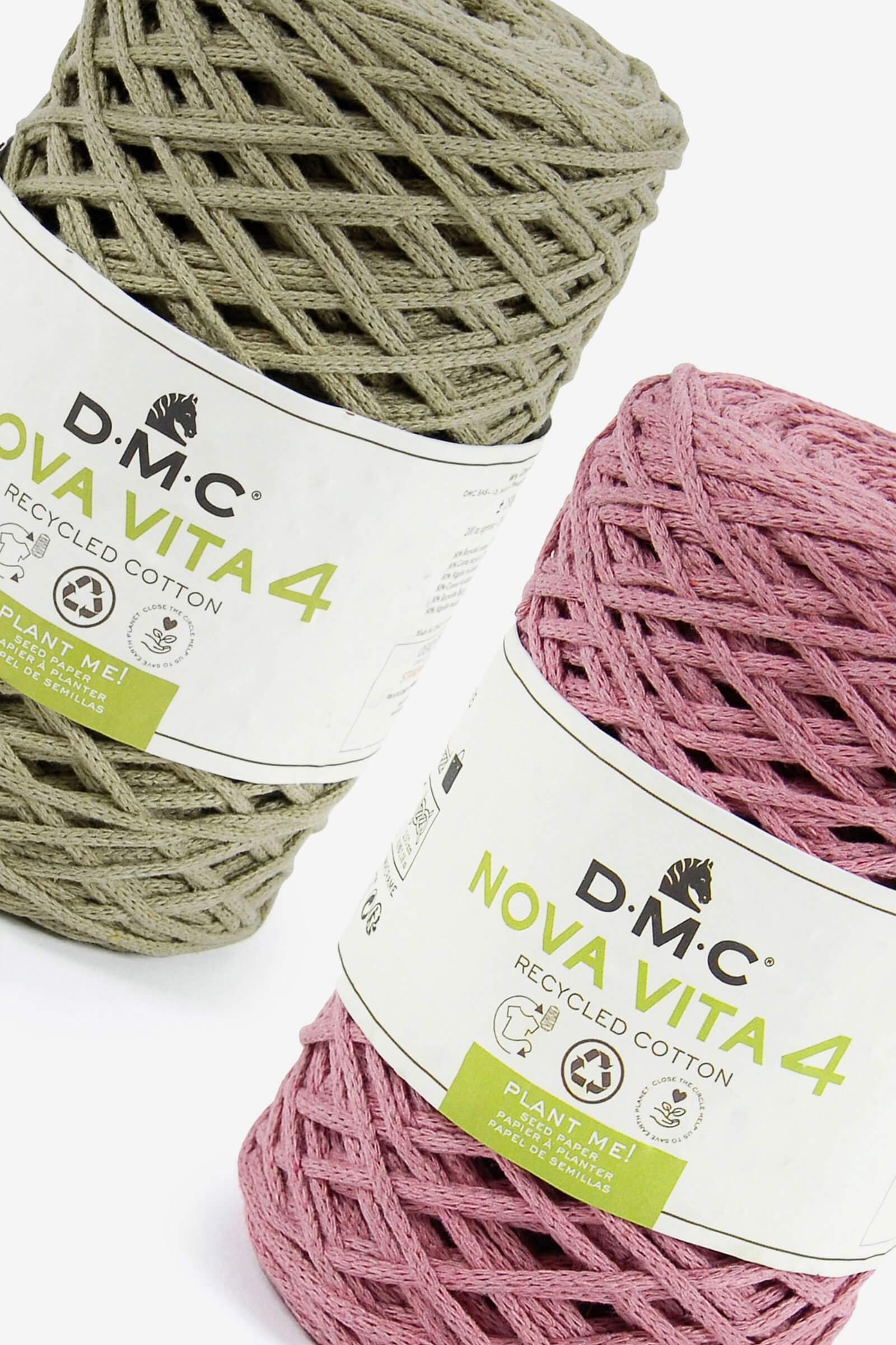 Fil DMC coton recyclé Nova Vita 4 - Macramé, Crochet, Tricot - 250